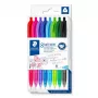 Bolígrafo retráctil con clip Staedtler Ball 4230 multicolor 8 uds.