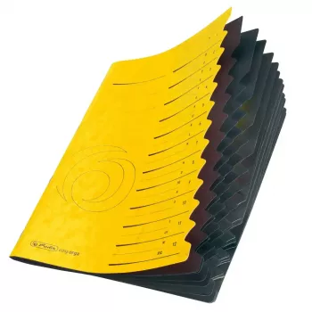 Índice de pestañas Herlitz 10843340 amarillo A4