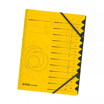 Índice de pestañas Herlitz 10843340 amarillo A4