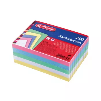 Fichas Herlitz 50019373 azul rosa rojo rosado