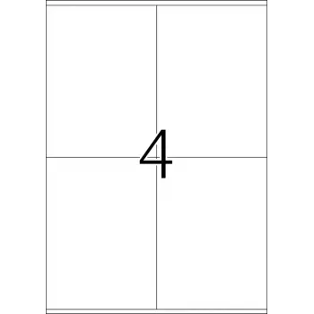 Etiquetas autoadhesivas para impresora HERMA Labels Premium A4 105x144 mm