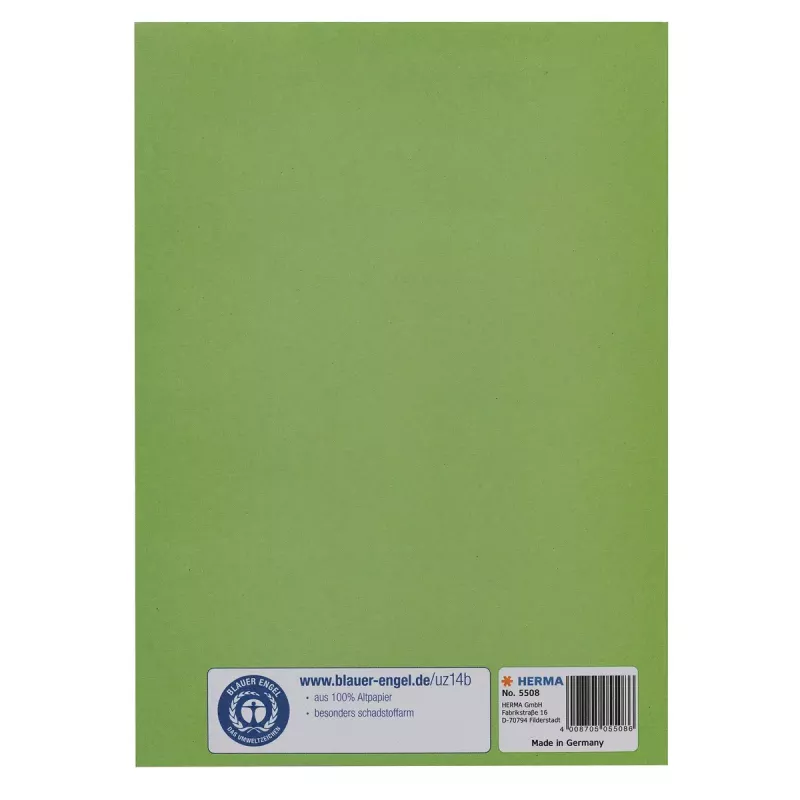 Funda para revistas/libros HERMA 5508 verde