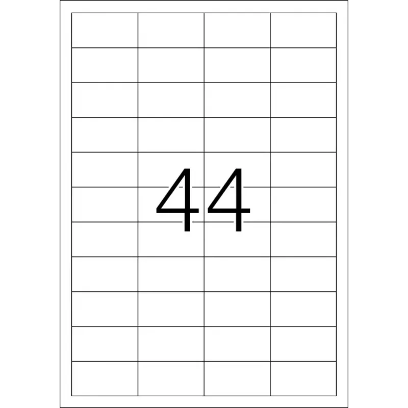 Etiquetas HERMA A4 48,3x25,4 mm blancas de adherencia extra fuerte 1100 uds.