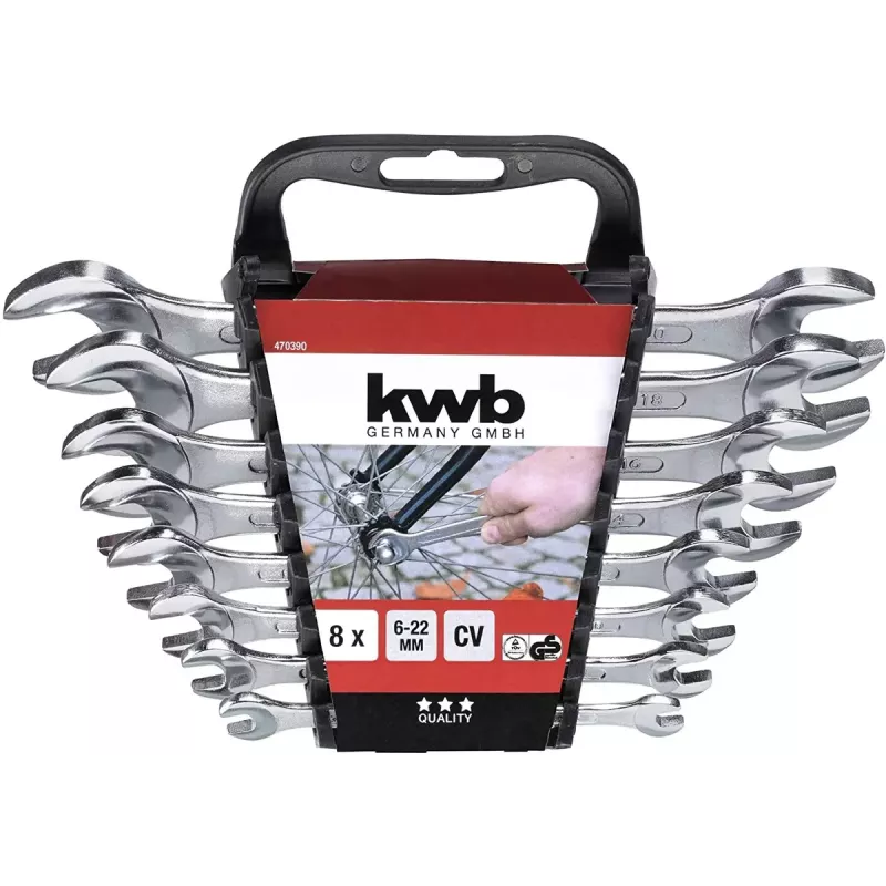 Juego de llaves fijas KWB 470390 8 uds. 234x162x40 mm