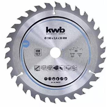 Disco de sierra circular KWB 586757 con plaquitas de metal duro 1 ud.