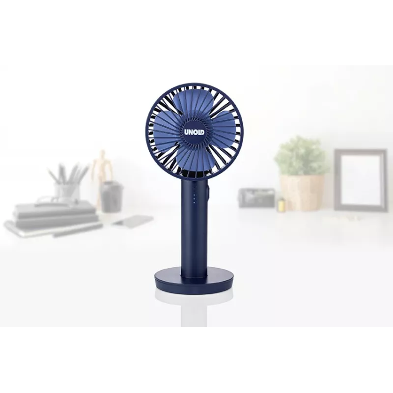 Unold Breezy II azul 10 cm ventilador de mano