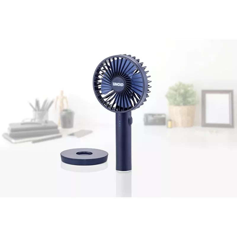 Unold Breezy II azul 10 cm ventilador de mano