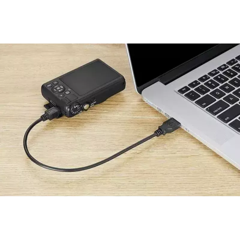 Cable USB Renkforce RF-4455807 0,3 m USB A a Mini-USB B Negro