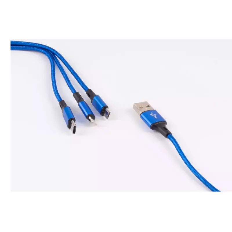 Cable USB ShiverPeaks BS14-50071 1,2 m USB A/USB C / Micro-USB B azul