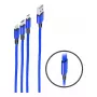 Cable USB ShiverPeaks BS14-50071 1,2 m USB A/USB C / Micro-USB B azul