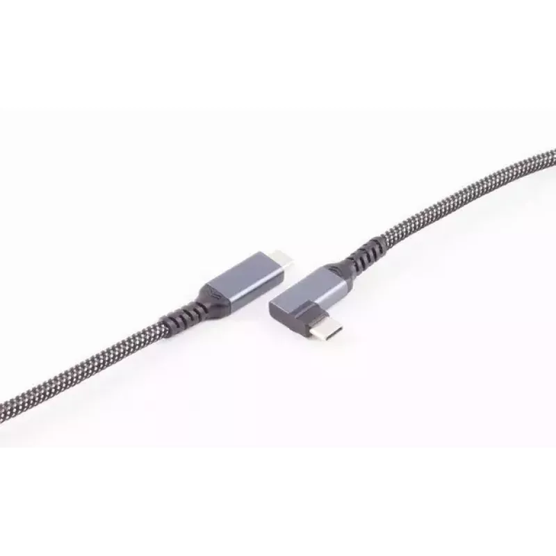 Cable USB-C a USB-C ShiverPeaks BS14-75017, USB 3.2 Gen 2 (10 Gbit/s), 2 m, negro/blanco