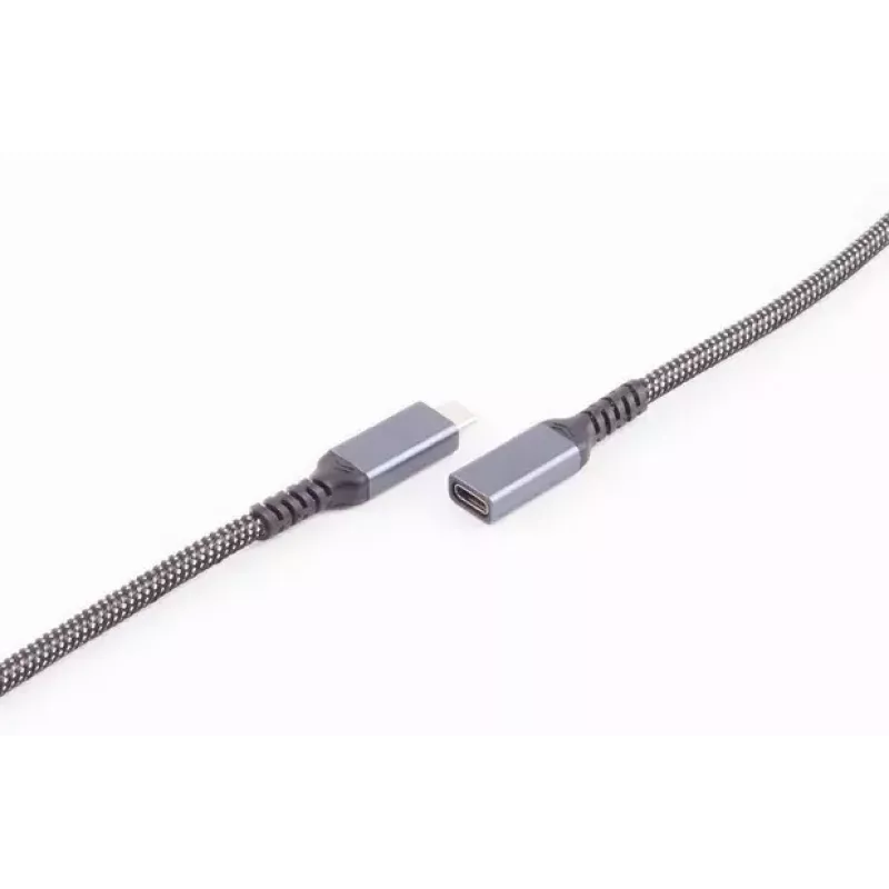 Cable USB-C a USB-C ShiverPeaks BS14-75017, USB 3.2 Gen 2 (10 Gbit/s), 2 m, negro/blanco
