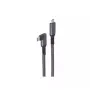 Cable USB-C a USB-C ShiverPeaks BS14-75017, USB 3.2 Gen 2 (10 Gbit/s), 2 m, negro/blanco