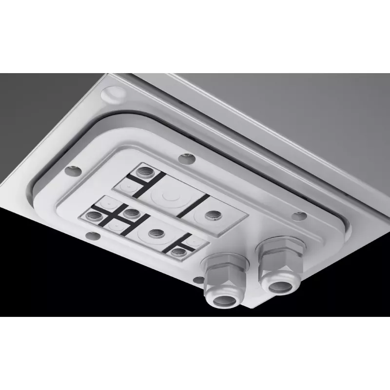 Placa para rack Rittal SZ 2563.200 gris claro plástico 447x149 mm