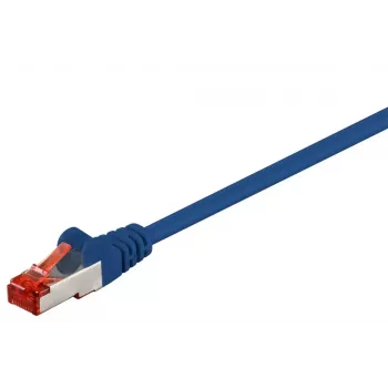 Cable de red Goobay 95522 azul 7,5 m Cat6 S/FTP