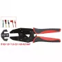KS Tools 115.1425 alicate de crimpar para terminales de cable aislados, 220 mm