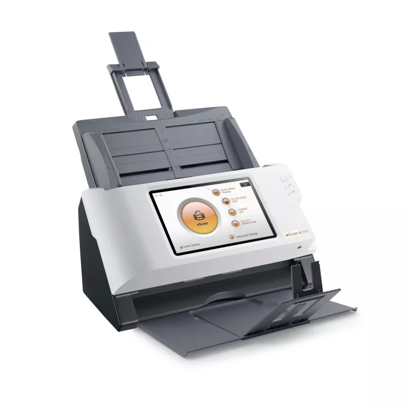 Escáner Plustek eScan A280 Essential ADF 600 x 600 DPI A4 negro, blanco