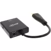 Convertidor InLine HDMI a VGA con entrada de audio salida HDMI VGA y audio estéreo
