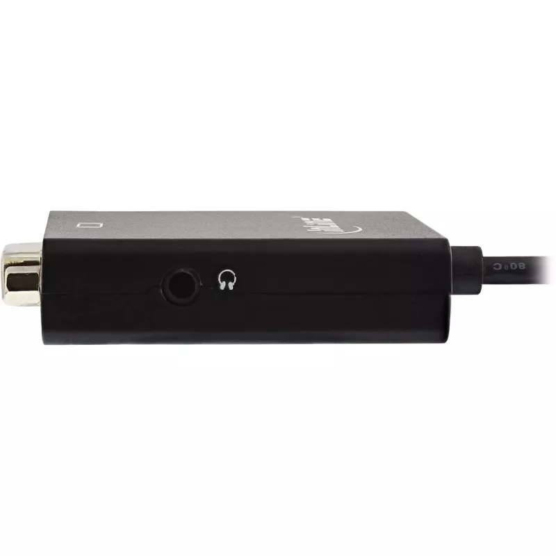 Convertidor InLine HDMI a VGA con entrada de audio salida HDMI VGA y audio estéreo