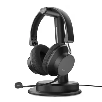 Hama BT-900 auriculares con cable e inalámbricos diadema oficina/call center USB Type-C Bluetooth base de carga negros