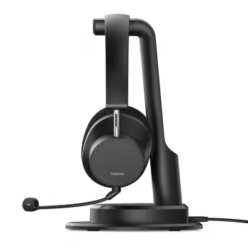 Hama BT-900 auriculares con cable e inalámbricos diadema oficina/call center USB Type-C Bluetooth base de carga negros