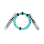 Cable de fibra óptica BlueOptics InfiniBand QSFP56 – 5 m, color aqua