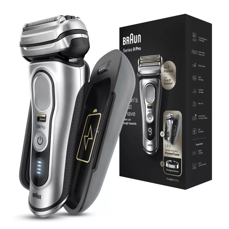 Braun Series 9 Pro 81744531 maquinilla de afeitar de hombre máquina de afeitar de láminas recortadora plata