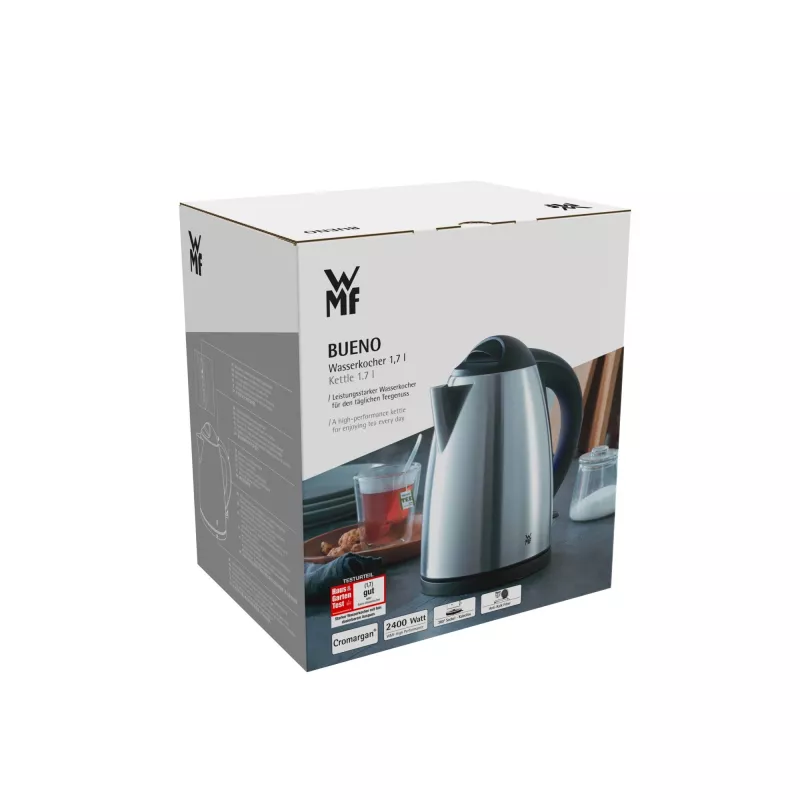 WMF Bueno 0413080011 hervidor de agua 1,7 l 2400 W negro, acero inoxidable