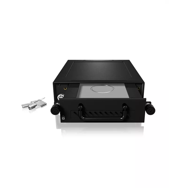 ICY BOX Carrier IB-148SSK-B carcasa para HDD/SSD negra 2,5/3,5 pulgadas