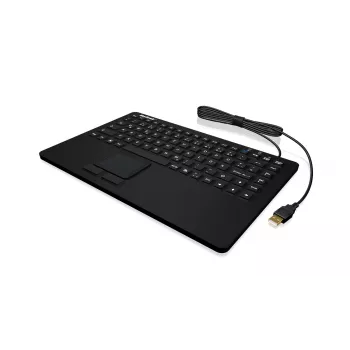 KeySonic KSK-5230 IN (CH) teclado de oficina USB QWERTZ alemán suizo negro