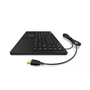 KeySonic KSK-5230 IN (CH) teclado de oficina USB QWERTZ alemán suizo negro