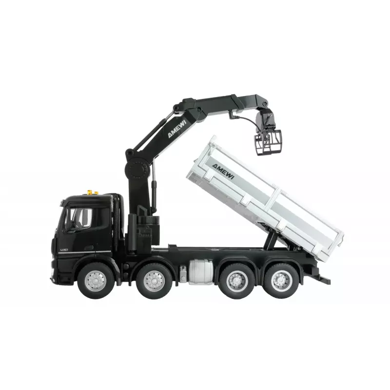 Grúa de coche Amewi 22716, modelo radiocontrol, escala 1:18, motor eléctrico