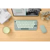 ASUS Marshmallow KW100 90XB0880-BKB200 teclado, distribución alemana QWERTZ, mecanismo de tijera, tecla Copilot, verde