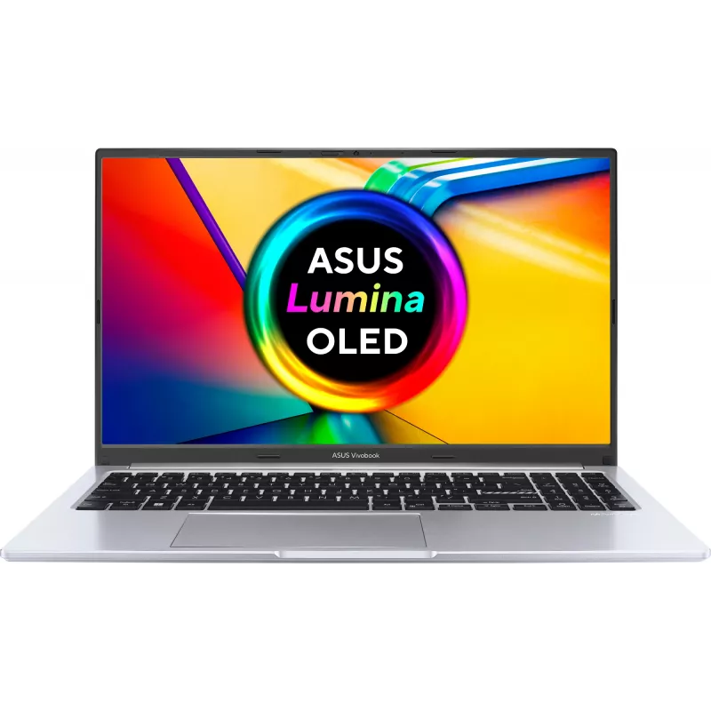 Portátil ASUS Vivobook 15 OLED X1505VA-MA921 Intel® Core™ i9 i9-13900H 39,6 cm (15,6 inch) 2.8K 8 GB DDR4-SDRAM 512 GB SSD Wi-Fi 6E (802.11ax) German Silver