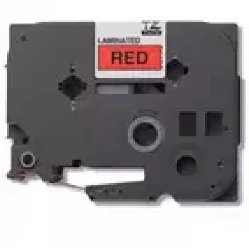 Cinta de etiquetar Brother TZ-461 negro sobre rojo