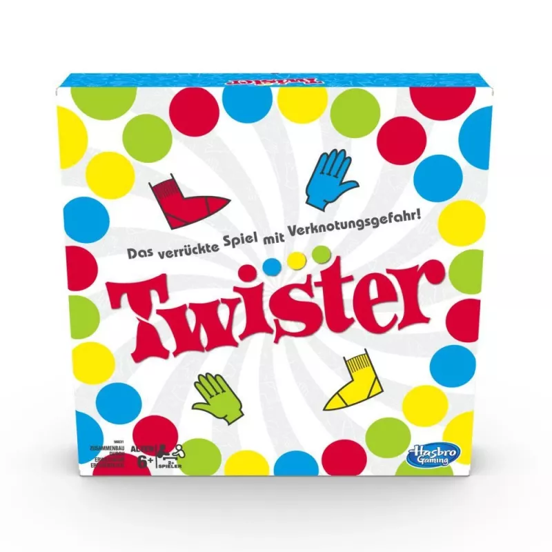 Hasbro Gaming Twister, juego Twister, 6 años