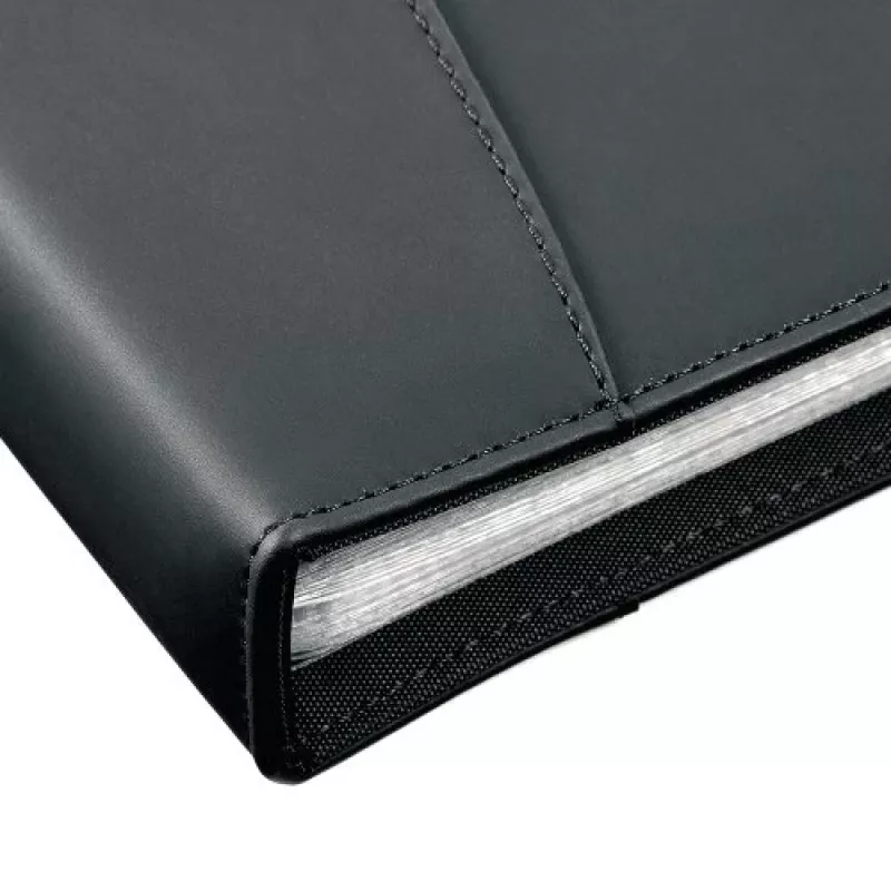 Libro de exposición A4 Rexel Soft Touch Smooth 24 fundas negro, negro, 24 fundas, A4, 530 g, 237 mm, 324 mm