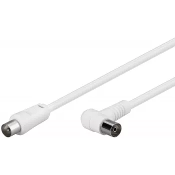 Cable coaxial Microconnect COAX015WA IEC IEC 1.5 m blanco