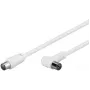 Cable coaxial Microconnect COAX015WA IEC IEC 1.5 m blanco
