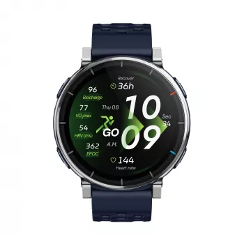 Smartwatch Amazfit W2558GL2N — 1,32 pulgadas (3,35 cm) AMOLED 466×466 px, GPS, 365 mAh, correa de silicona (azul)
