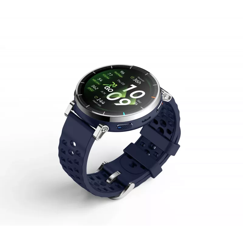 Smartwatch Amazfit W2558GL2N — 1,32 pulgadas (3,35 cm) AMOLED 466×466 px, GPS, 365 mAh, correa de silicona (azul)