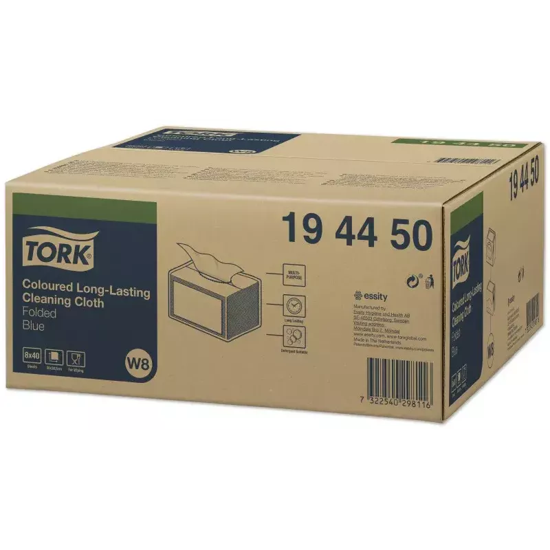 Paño de limpieza de papel Tork 194450