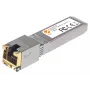 Módulo transceptor Intellinet, 10 Gigabit cobre SFP+, puerto 10GBase-T (RJ45), 30 m, velocidad de transferencia de datos de hasta 10 Gbit/s con cableado Cat6a, Ethernet, fibra/óptica, compatible con MSA, equivalente a Cisco MA-SFP-10G-T, tres años de garantía