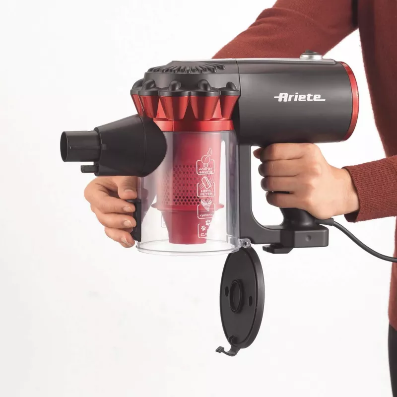 Ariete 2759/11 aspirador escoba 2 en 1 AC en seco HEPA sin bolsa 600 W negro, rojo