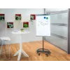 Papelera de flipchart móvil con base redonda Legamaster SKETCH EASY – acero, 5 ruedas, 720×600 mm