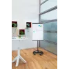 Papelera de flipchart móvil con base redonda Legamaster SKETCH EASY – acero, 5 ruedas, 720×600 mm