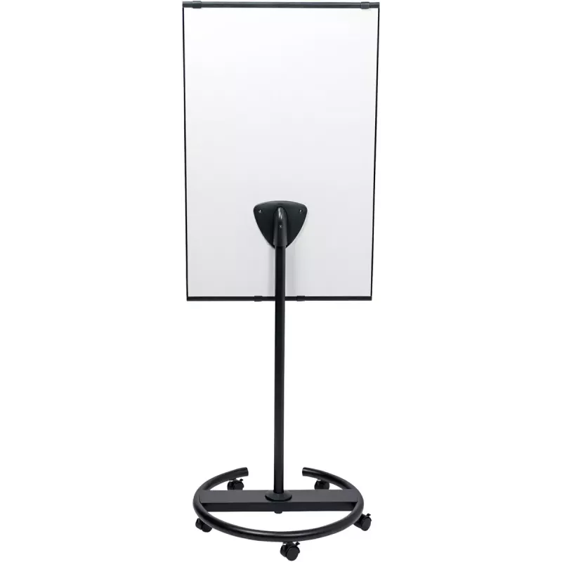 Papelera de flipchart móvil con base redonda Legamaster SKETCH EASY – acero, 5 ruedas, 720×600 mm