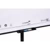 Papelera de flipchart móvil con base redonda Legamaster SKETCH EASY – acero, 5 ruedas, 720×600 mm