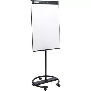 Papelera de flipchart móvil con base redonda Legamaster SKETCH EASY – acero, 5 ruedas, 720×600 mm