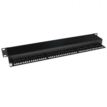 ACT Patch panel CAT5E apantallado de 24 puertos con tapa